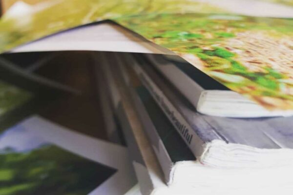 a pile of magazines
